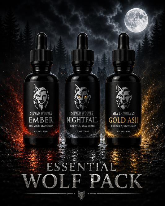 ONE BRAND. THREE MOODS. - SILVER WOLVES PREMIUM BEARD OILS